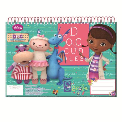 A4 Doc McStuffins Spiral Sketch Book £1.79